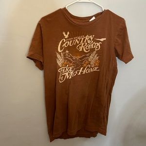 Midnight Rider John Denver Country road tee shirt